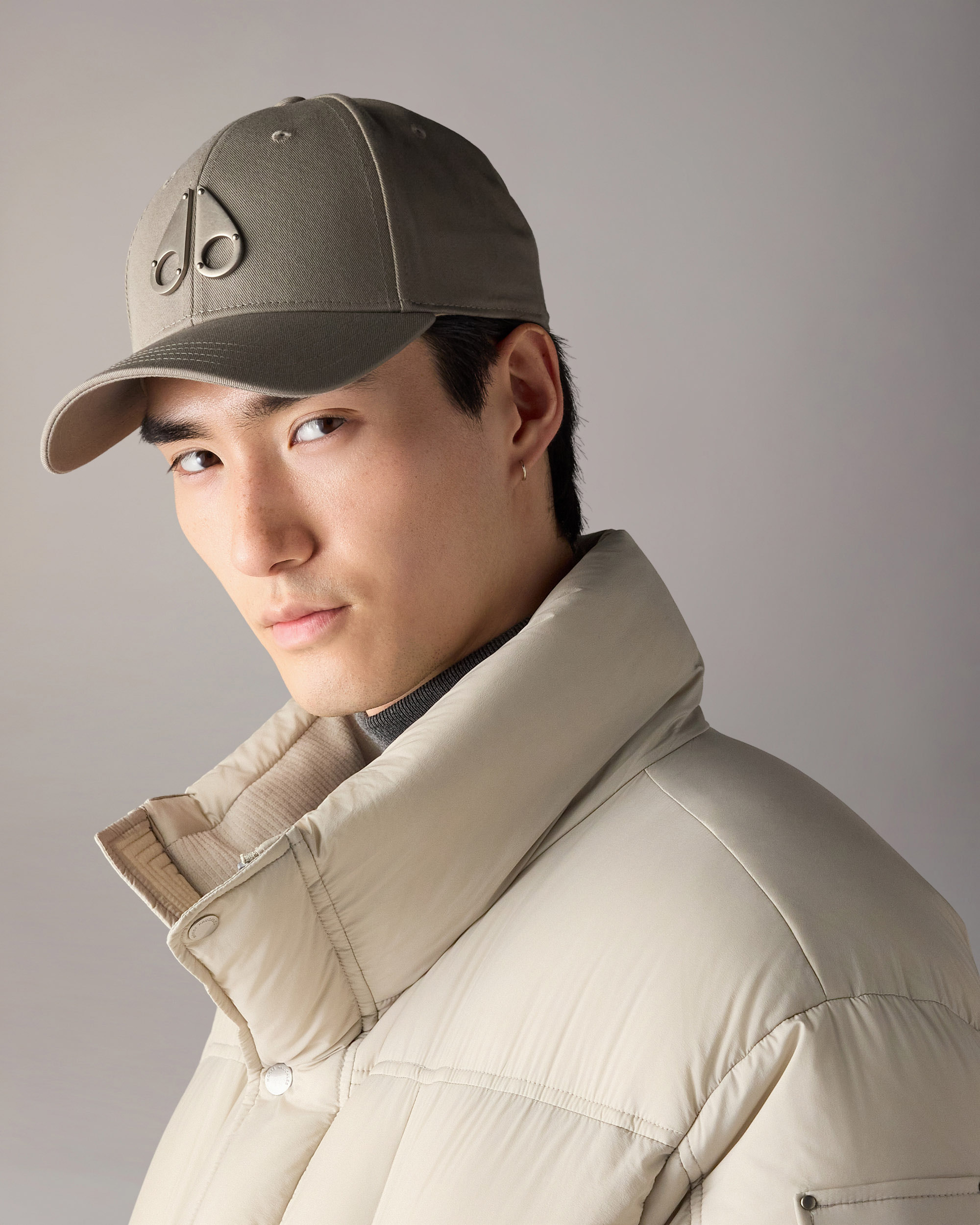 Moose Knuckles Accessories Logo Icon Baseball Cap  M31MA534 Front