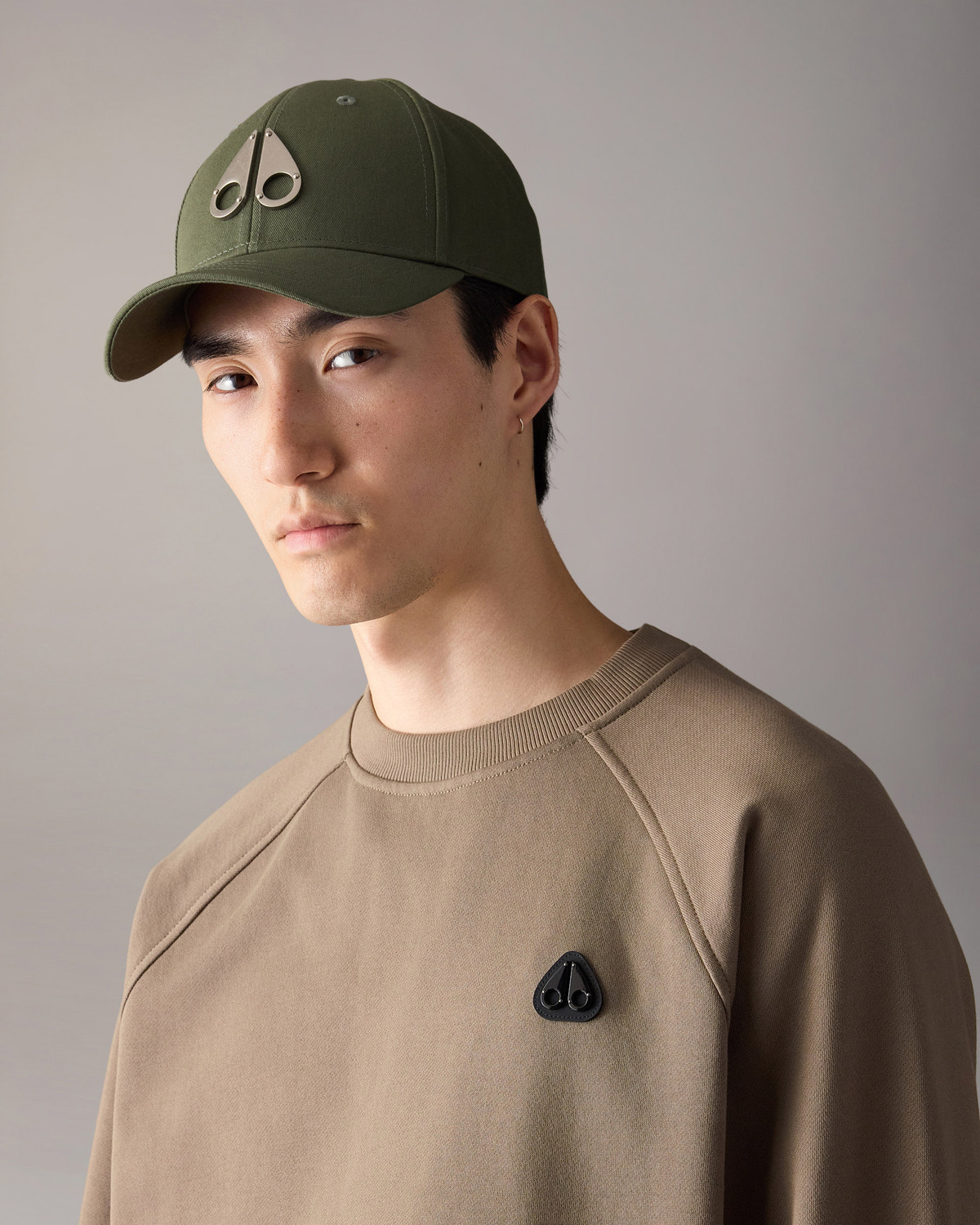 Moose Knuckles Accessories Logo Icon Baseball Cap  M31MA534 Front