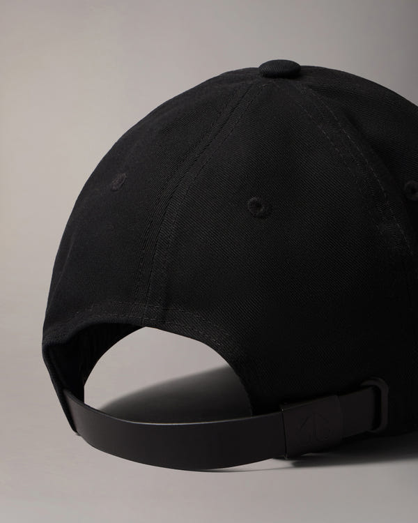Moose Knuckles - M31MA534 - Logo Icon Baseball Cap - ACCESSORIES - Black / Nickel Logo - Detail10