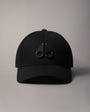 Moose Knuckles - M31MA534 - Logo Icon Baseball Cap - ACCESSORIES - Black / Nickel Logo - GM
