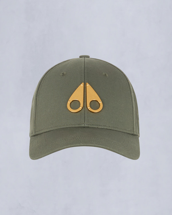 Moose Knuckles - M31MA535 - Gold Logo Icon Cap - ACCESSORIES -  - GM
