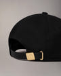 Moose Knuckles - M31MA535 - Gold Series Logo Icon Baseball Cap - ACCESSORIES - Black / Gold Logo - Back
