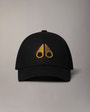 Moose Knuckles - M31MA535 - Gold Logo Icon Cap - ACCESSORIES - Black / Gold Logo - GM