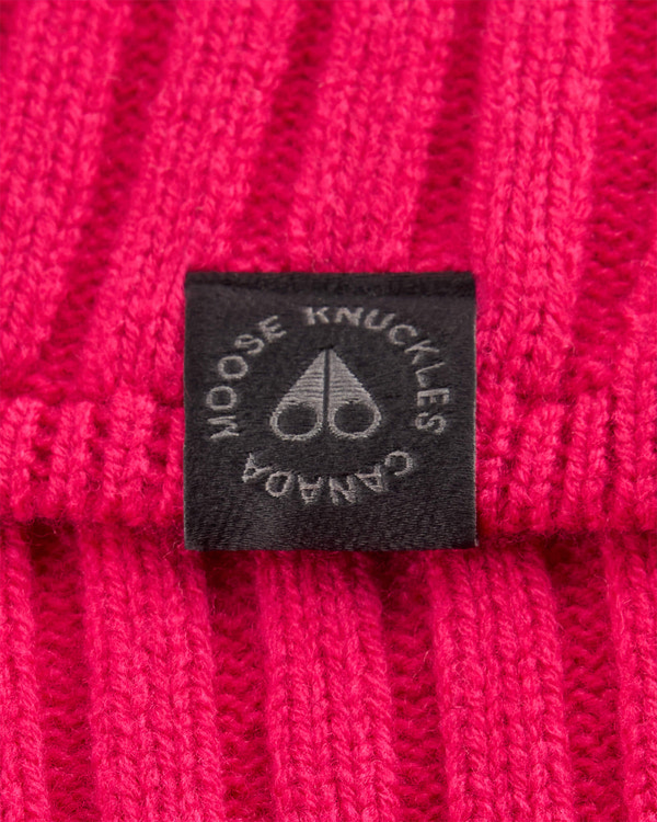 Moose Knuckles - M32LA563 - Verona Scarf - ACCESSORIES - Pink Peacock - Detail1