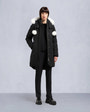 Moose Knuckles - M32LP203S - Original Stirling Parka Neoshear  - WOMENS - Black / Natural Shearling - Front Category
