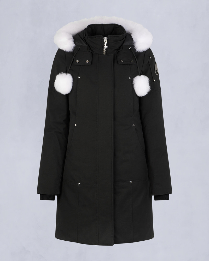 Moose Knuckles - M32LP203S - Original Stirling Parka Neoshear  - WOMENS - Black / Natural Shearling - GM