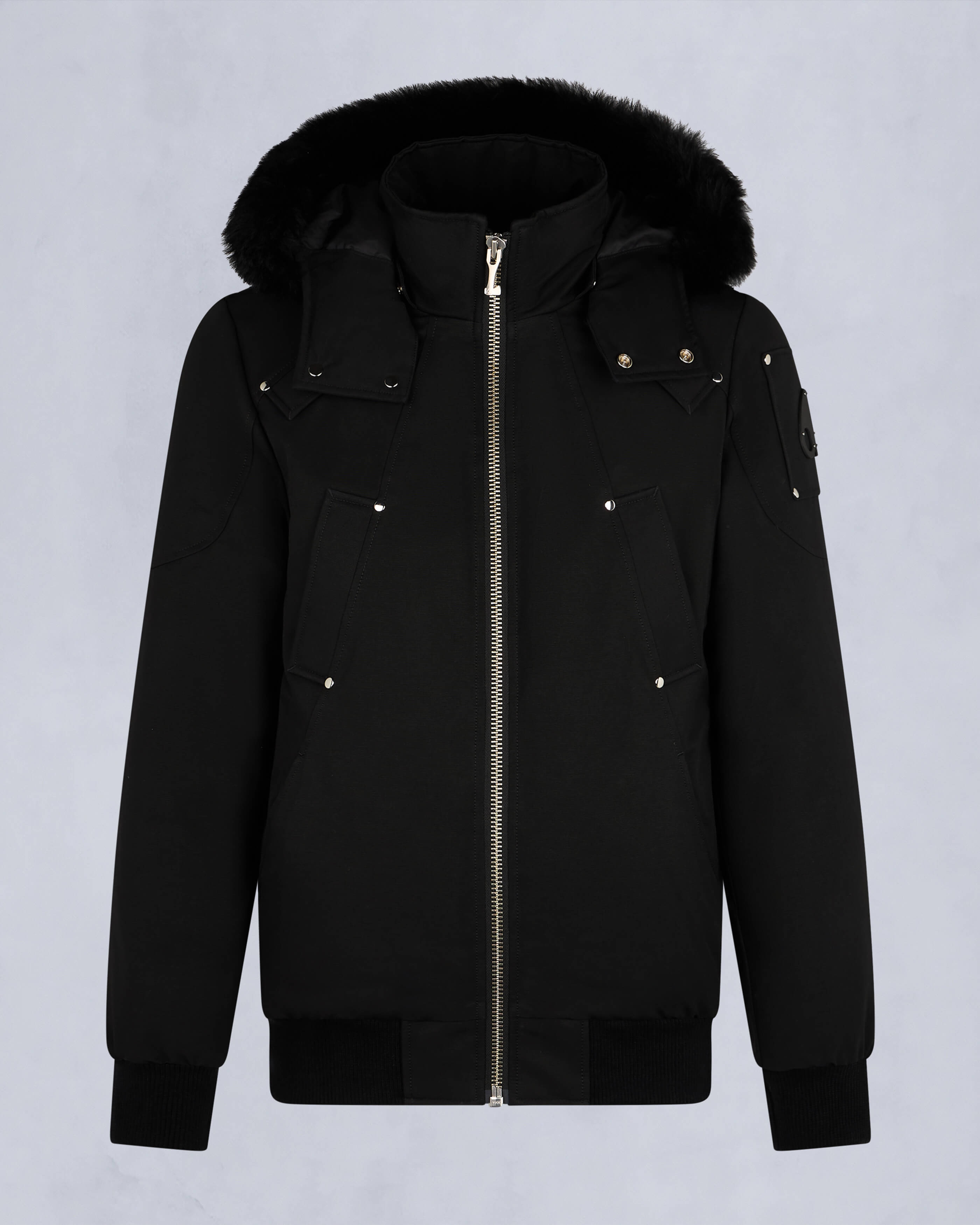 MOOSE KNUCKLE クラシックストライフ詳細ハンツ M15LR7770 1654 Moose knuckles Mens Original Ballistic Bomber in Black with