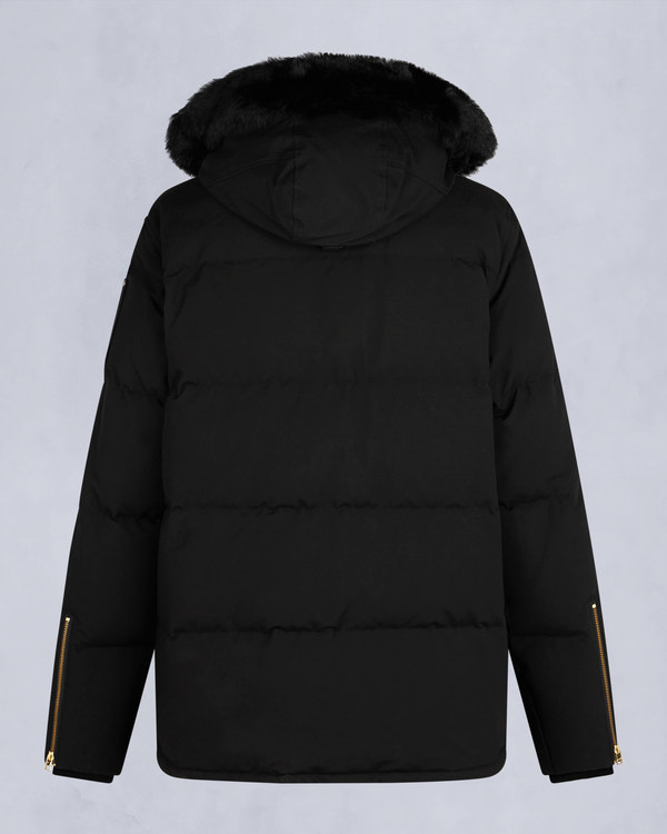 Moose Knuckles - M32MJ128GS - Gold Series Shearling 3Q Jacket - MENS - Black / Black Shearling - Detail2