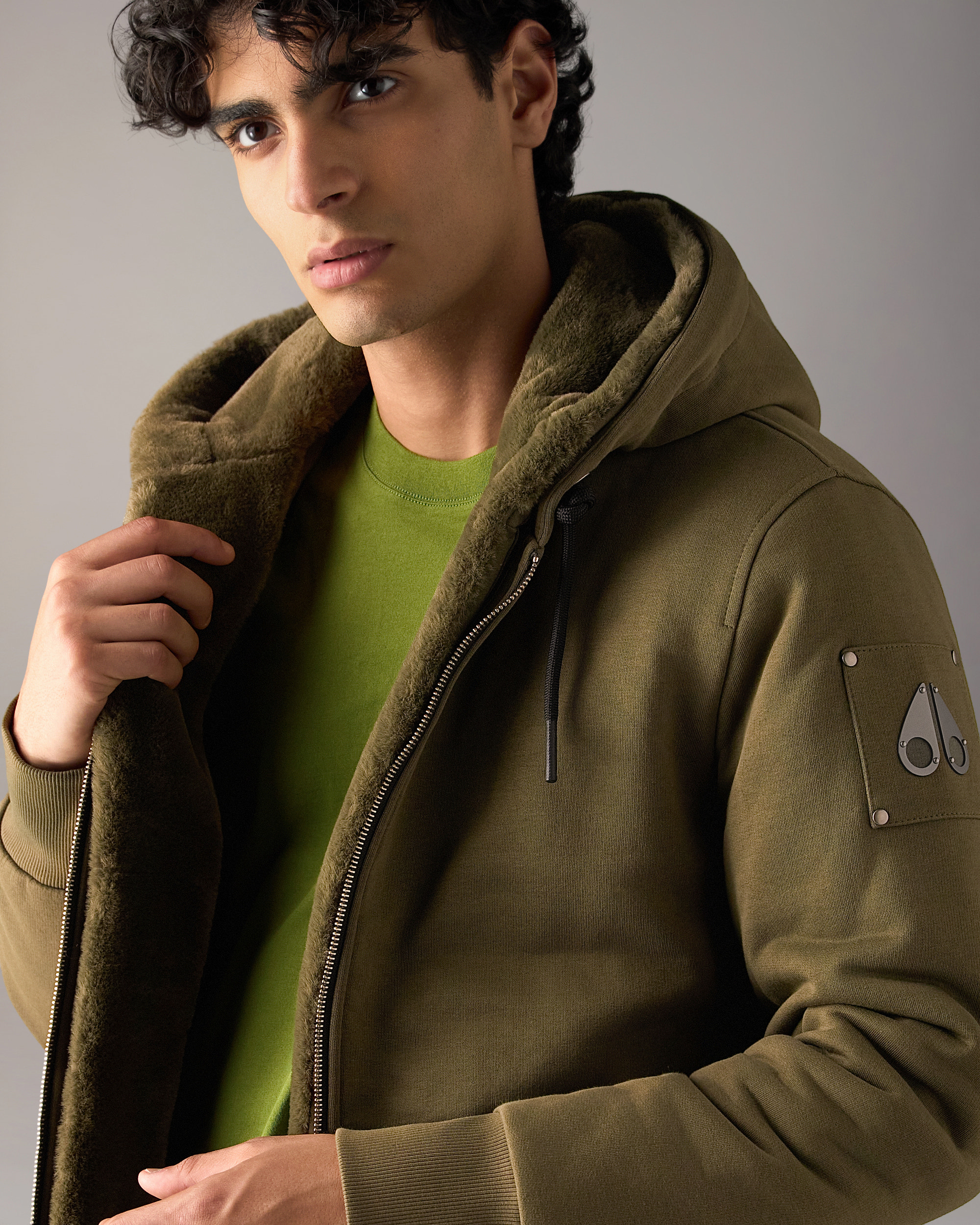 Moose Knuckles - M32MS600 - Classic Bunny Hoodie - MENS -  - Detail1