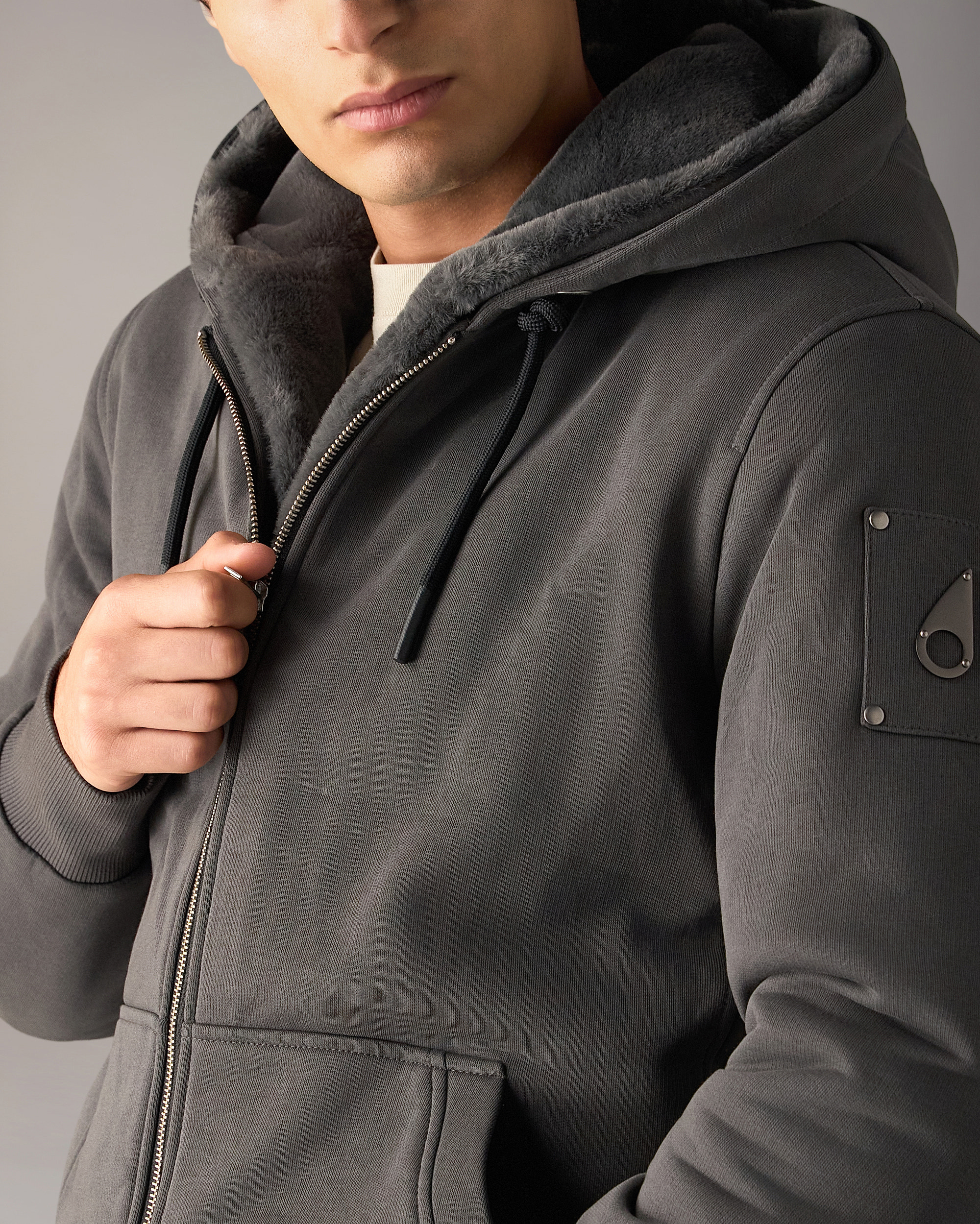 Moose Knuckles - M32MS600 - Classic Bunny Hoodie - MENS -  - Detail1