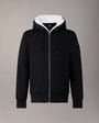 Moose Knuckles - M32MS600 - Classic Bunny Hoodie - MENS - Black / White Faux Fur - Detail8
