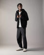Moose Knuckles - M32MS600 - Classic Bunny Hoodie - MENS - Black - Front