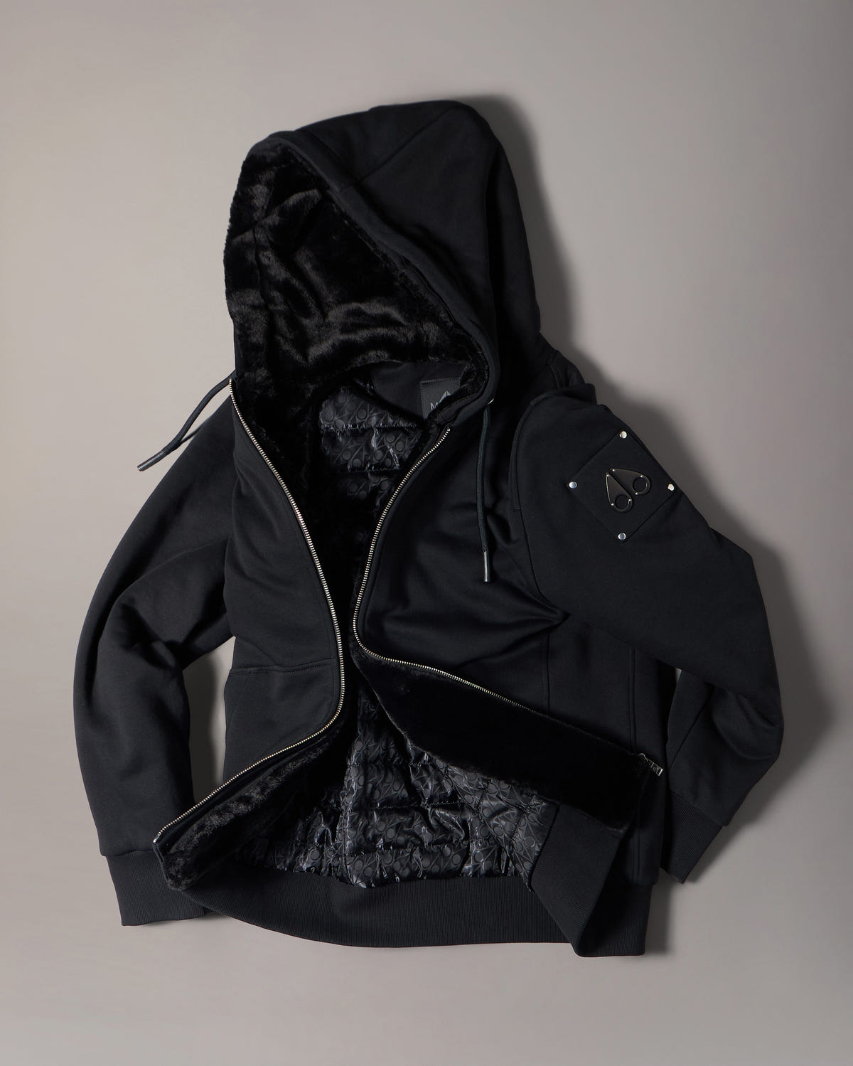 Moose Knuckles - M32MS600 - Classic Bunny Hoodie - MENS - Black - GM