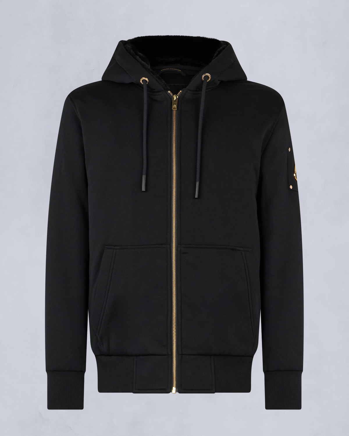 Moose Knuckles - M32MS600G - Linden Bunny - MENS - Black / Black Faux Fur - GM