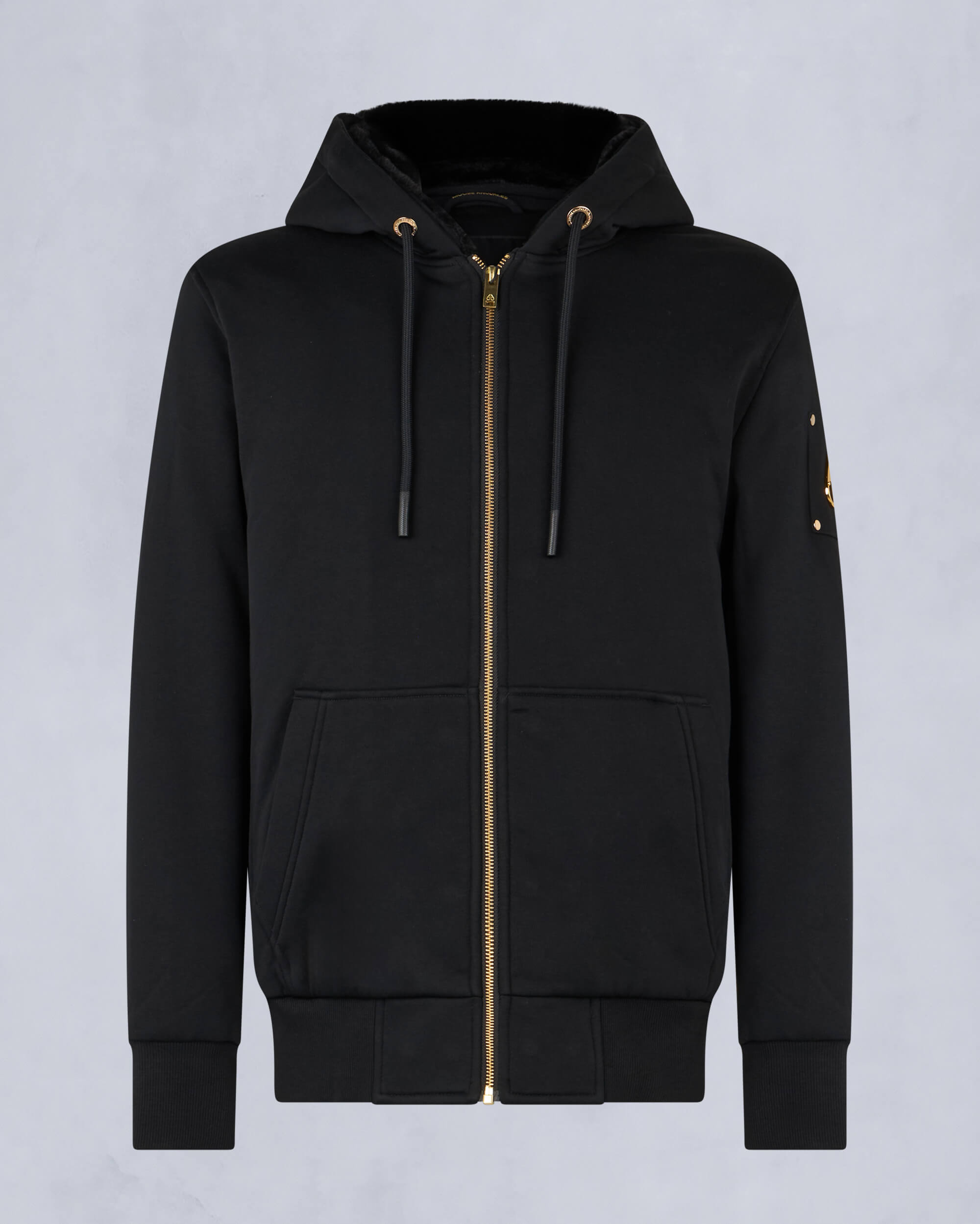 Moose Knuckles - M32MS600G - Linden Bunny - MENS - Black / Black Faux Fur - GM