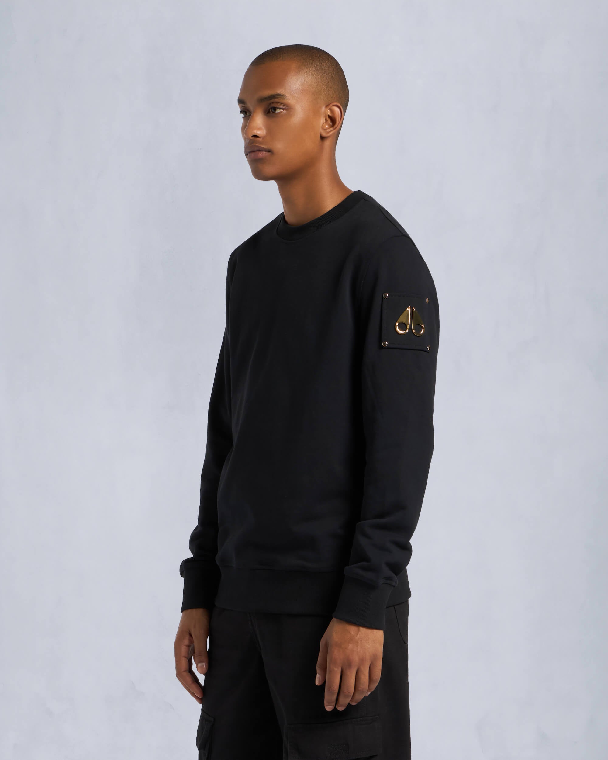 MOOSE KNUCKLES｜ (SNYDER CREW (M32MS673G 292)) Snyder Crew Neck | Men |Moose Knuckles