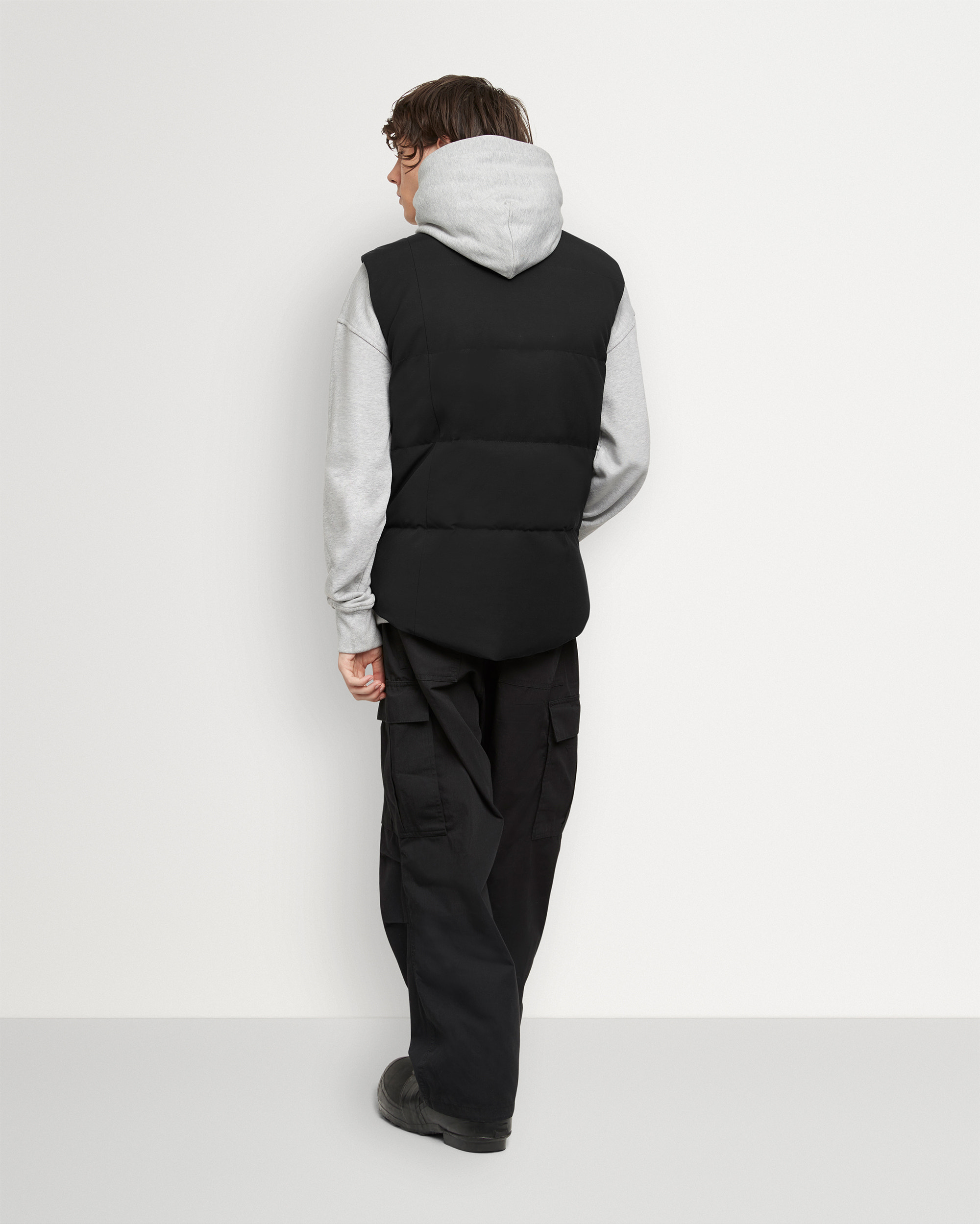 Moose Knuckles - M32MV474G - Montreal Vest Gold  - MENS - Black - Back