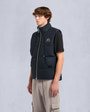 Moose Knuckles - M32MV474H1 - Montreal Tonal Vest  - MENS - Navy / rain - Front