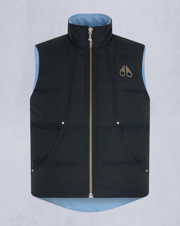 Moose Knuckles - M32MV474H1 - Montreal Tonal Vest  - MENS - Navy / rain - GM