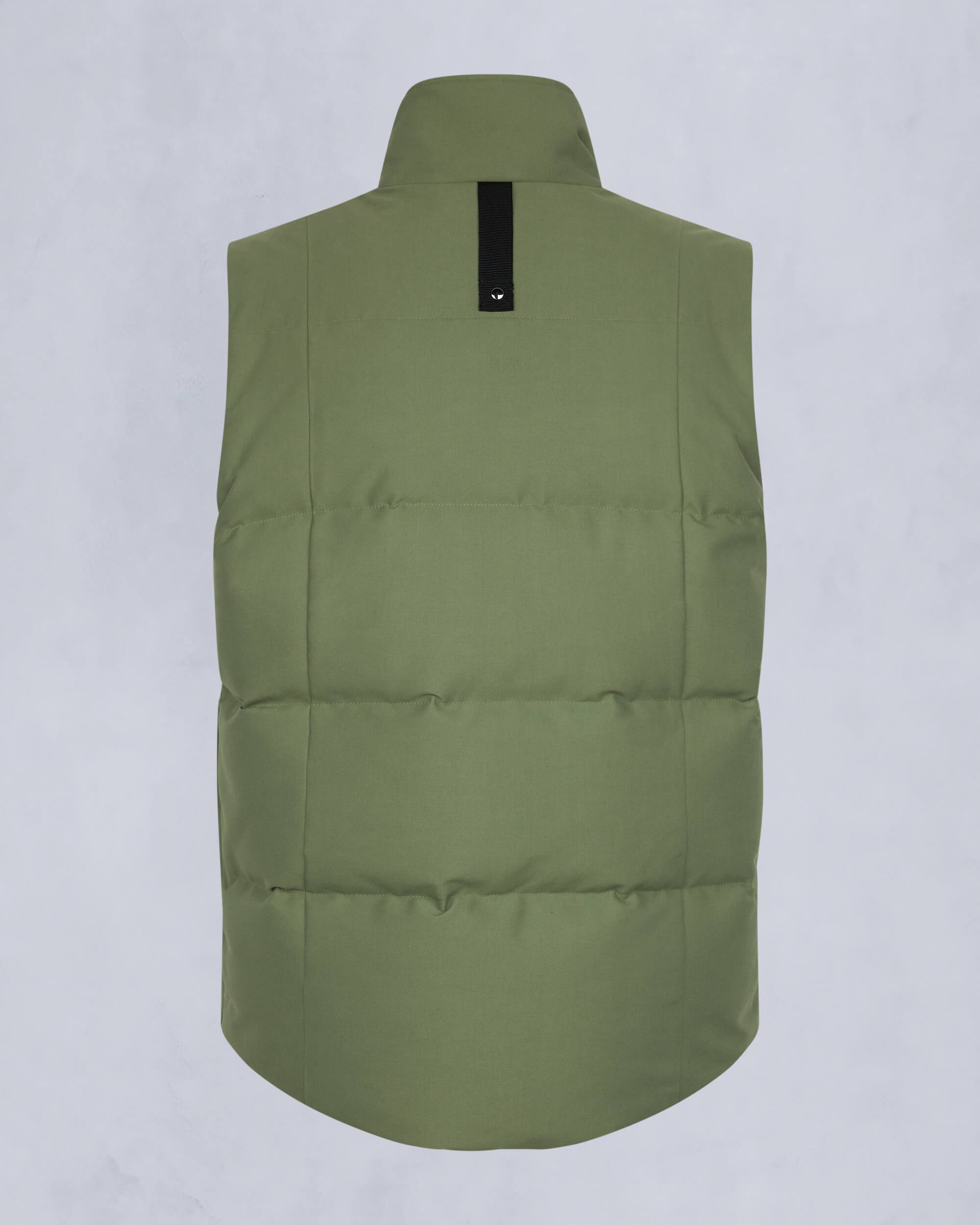 Moose Knuckles Mens Montreal Tonal Vest  KELP W/TANNED M32MV474H1 Detail2