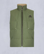 Moose Knuckles Mens Montreal Tonal Vest  KELP W/TANNED M32MV474H1 - GM