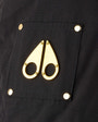 Moose Knuckles - M32UB035GS - Kids  Unisex Gold Series Bomber Jacket - KIDS - Black / Black Shearling - Detail1