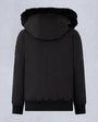 Moose Knuckles - M32UB035GS - Kids  Unisex Gold Series Bomber Jacket - KIDS - Black / Black Shearling - Detail2