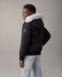 Moose Knuckles - M32UB035S - Kids Original Down Bomber Jacket - KIDS - Black / Natural Shearling - Back