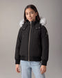 Moose Knuckles - M32UB035S - Kids Original Down Bomber Jacket - KIDS - Black / Natural Shearling - Detail1