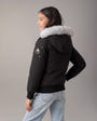 Moose Knuckles - M32UB035S - Kids Original Down Bomber Jacket - KIDS - Black / Natural Shearling - Detail2