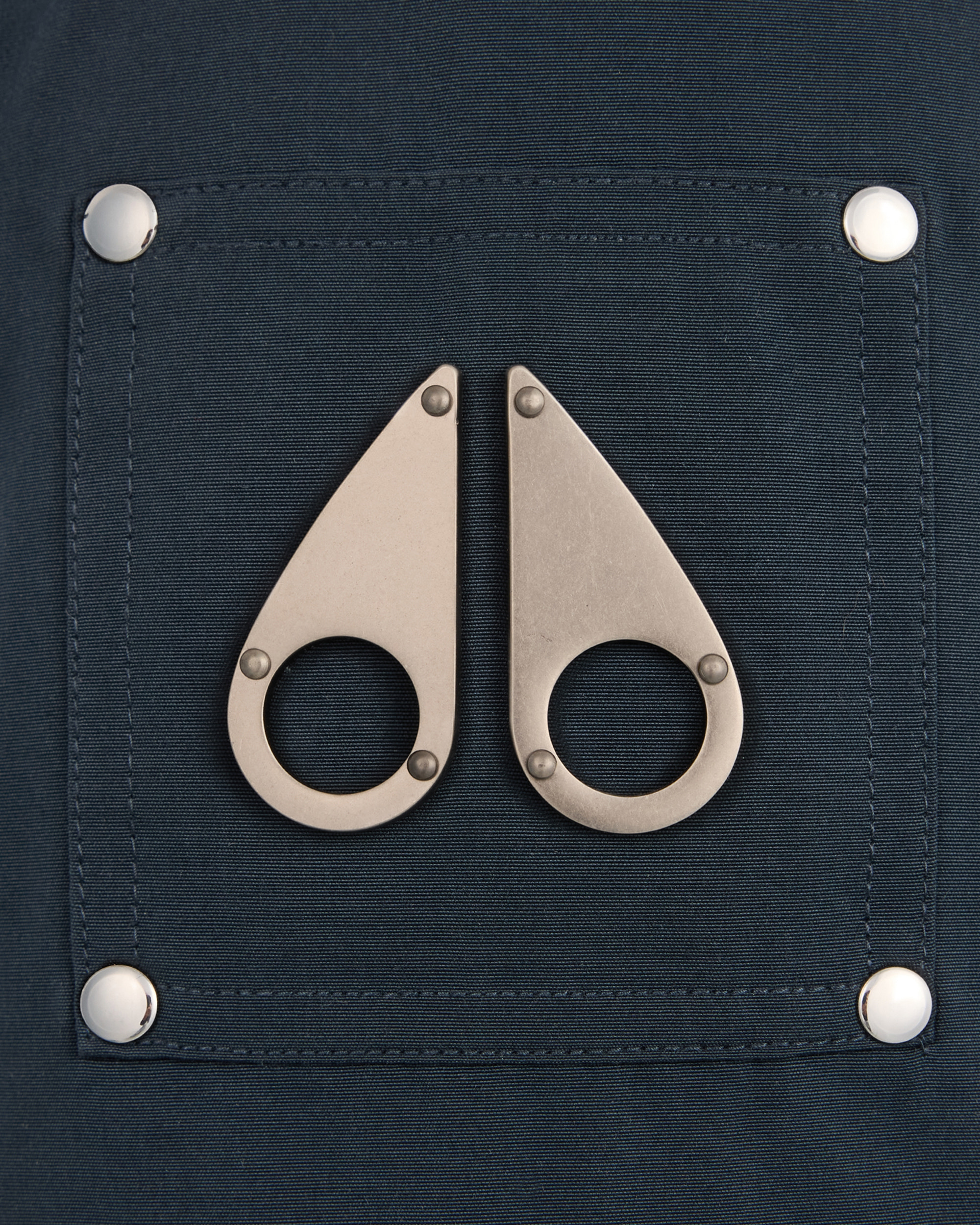 Moose Knuckles - M32UB035S - Kids Unisex Original Shearling Trim Bomber  - KIDS - Navy / Natural Shearling - Detail1