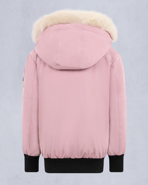 Moose Knuckles - M32UB035S - Kids Unisex Original Shearling Trim Bomber  - KIDS -  - Back