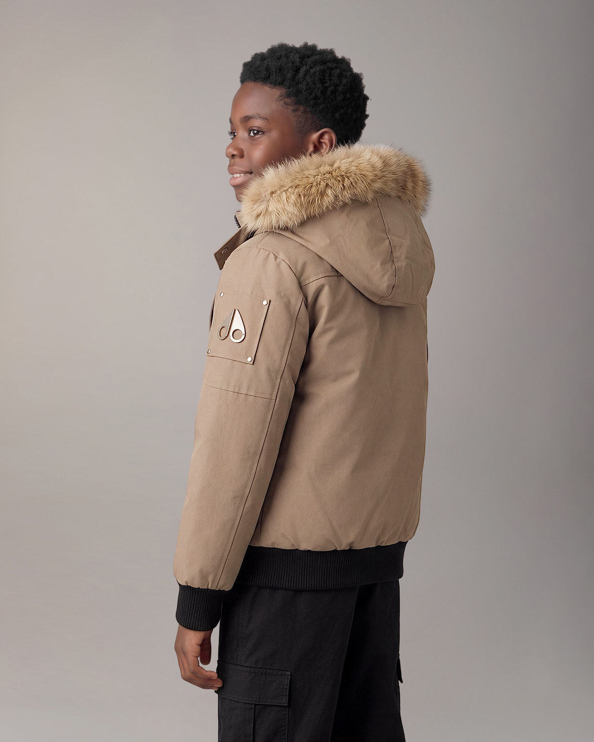 Moose Knuckles - M32UB035S - Kids Original Down Bomber Jacket - KIDS -  - Back