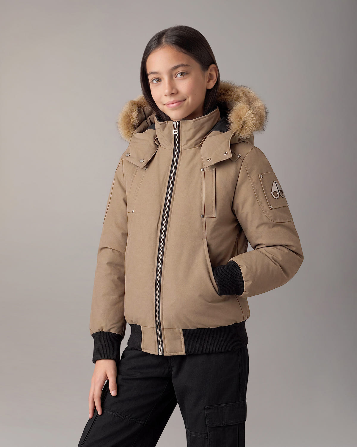 Moose Knuckles - M32UB035S - Kids Original Down Bomber Jacket - KIDS -  - Detail1