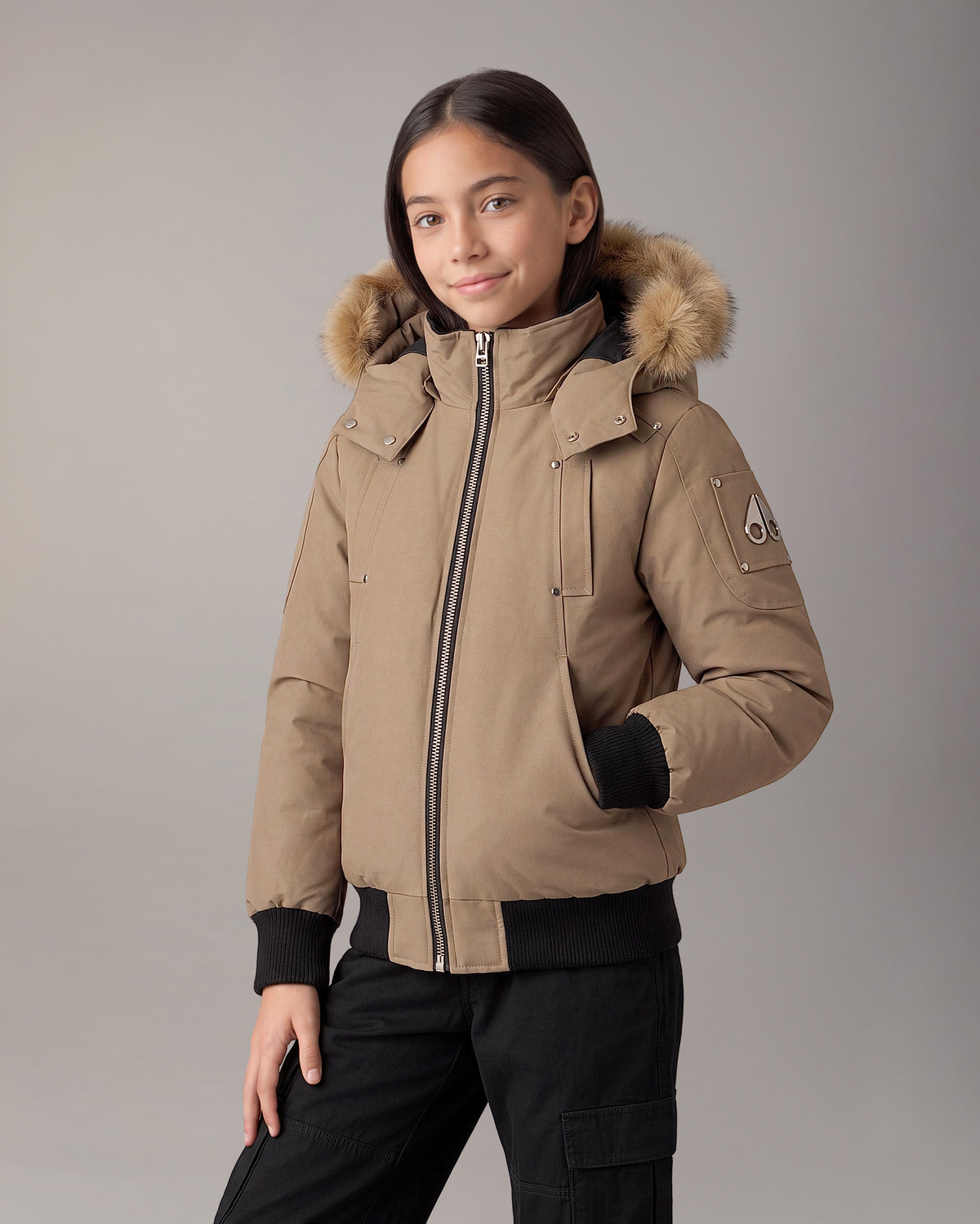 Moose Knuckles - M32UB035S - Kids Original Down Bomber Jacket - KIDS -  - Detail1