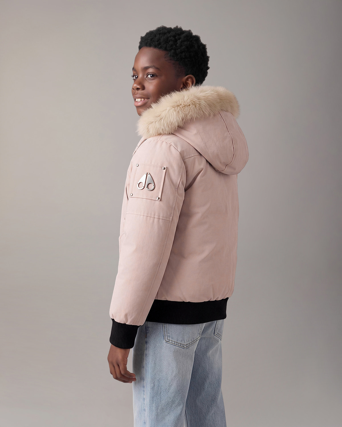 Moose Knuckles - M32UB035S - Kids Original Down Bomber Jacket - KIDS -  - Back