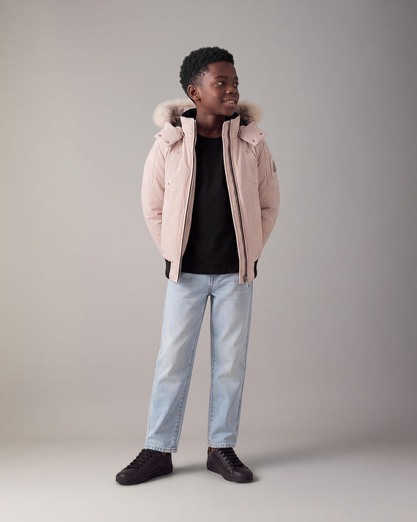Moose Knuckles - M32UB035S - Kids Original Down Bomber Jacket - KIDS -  - Front