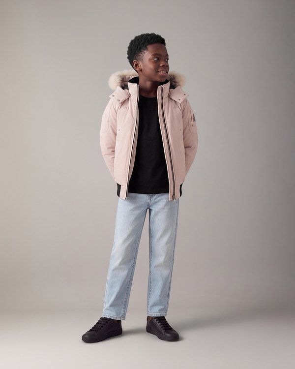 Moose Knuckles - M32UB035S - Kids Original Down Bomber Jacket - KIDS -  - Front