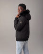 Moose Knuckles - M32UB035S - Kids Original Down Bomber Jacket - KIDS - Black / Black Shearling - Back