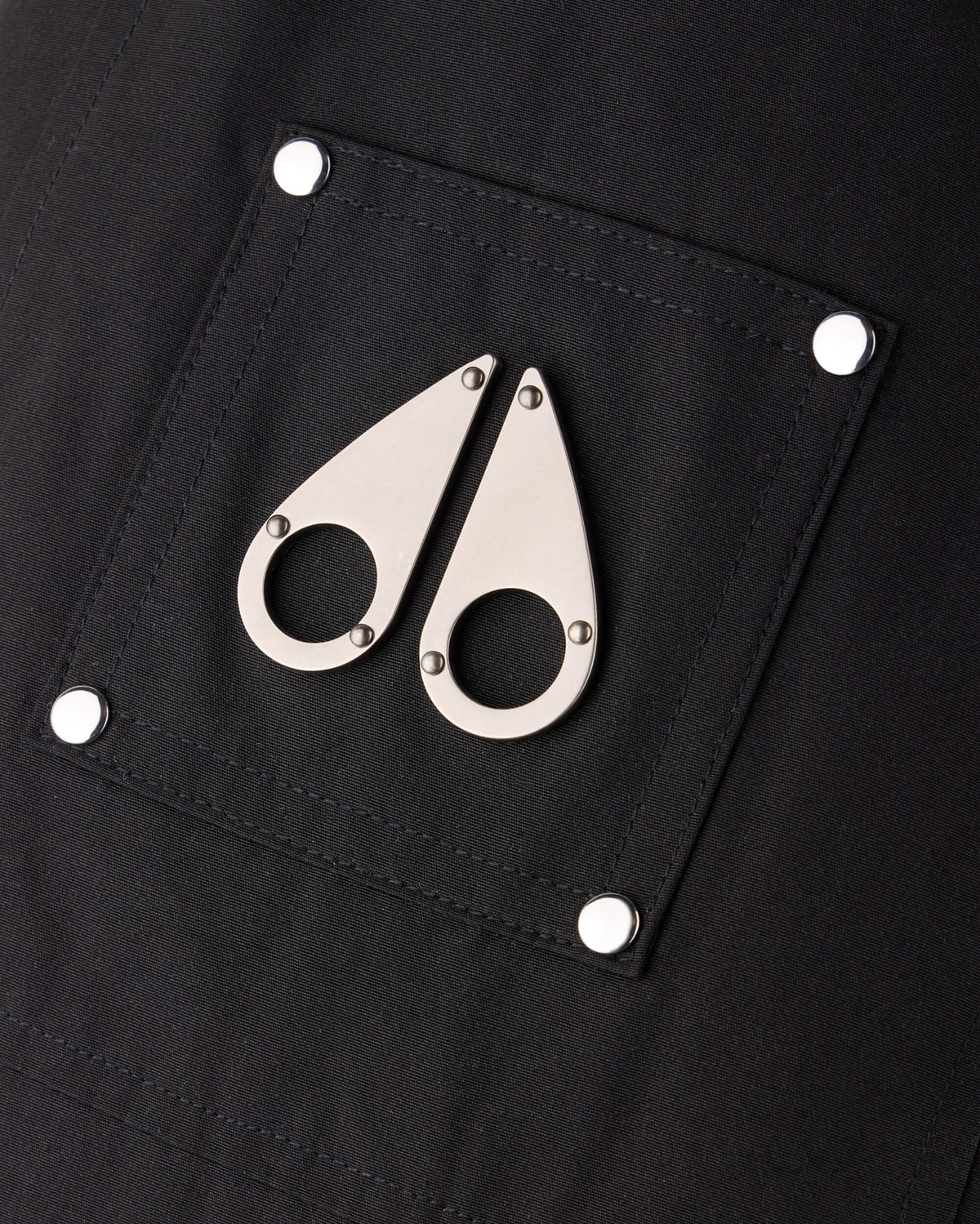 Moose Knuckles - M32UB035S - Unisex  Neoshear Unisex Bomber - KIDS - Black / Black Shearling - Detail1