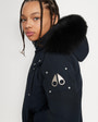 Moose Knuckles - M32UB035S - Kids Unisex Original Shearling Trim Bomber  - KIDS - Navy / Black Shearling - Detail5