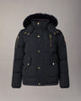 Moose Knuckles - M32UJ193GS - Kids Gold Series Original 3Q Down Jacket - KIDS - Black / Black Shearling - Detail8