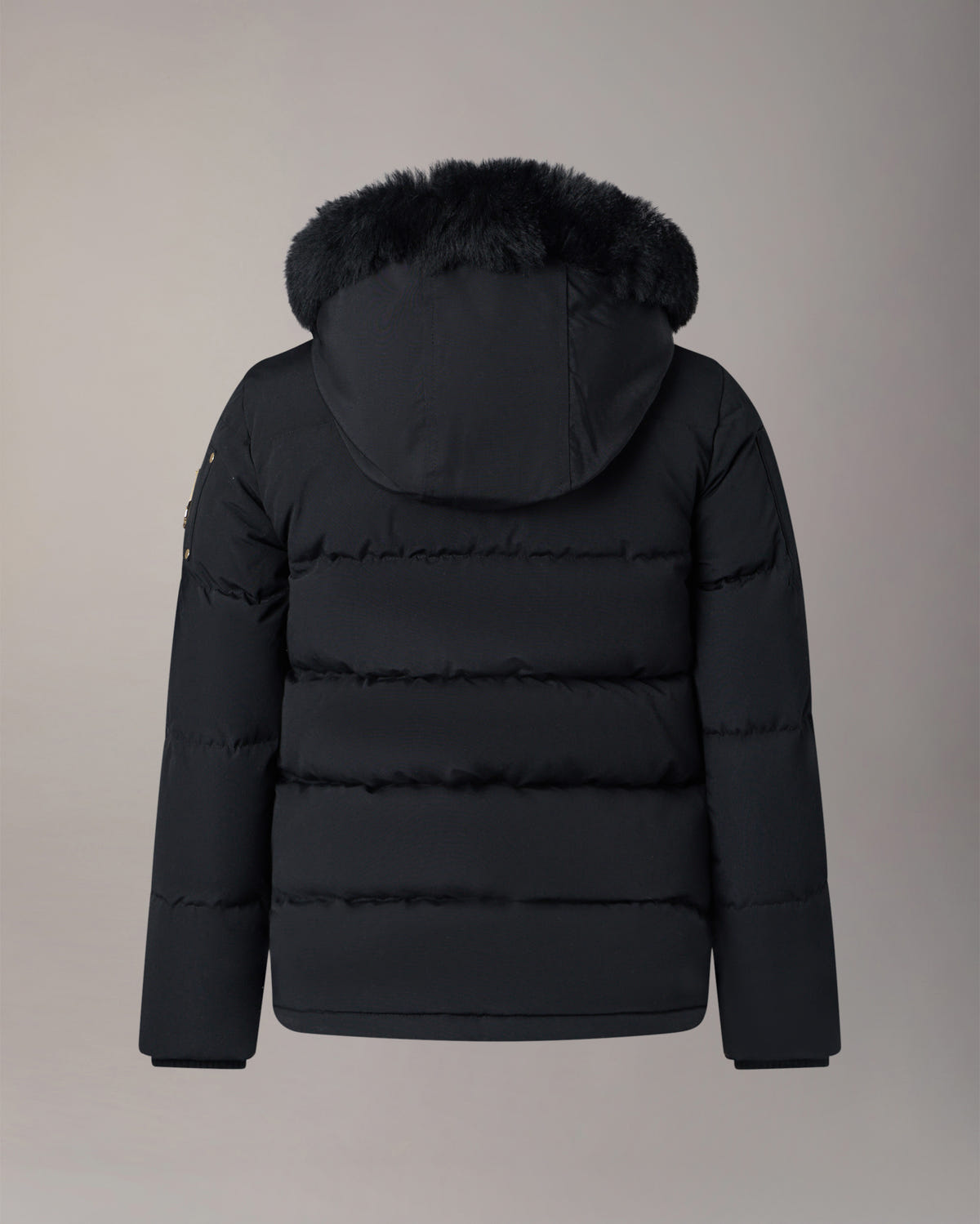 Moose Knuckles - M32UJ193GS - Kids Gold Series Original 3Q Down Jacket - KIDS - Black / Black Shearling - Detail9