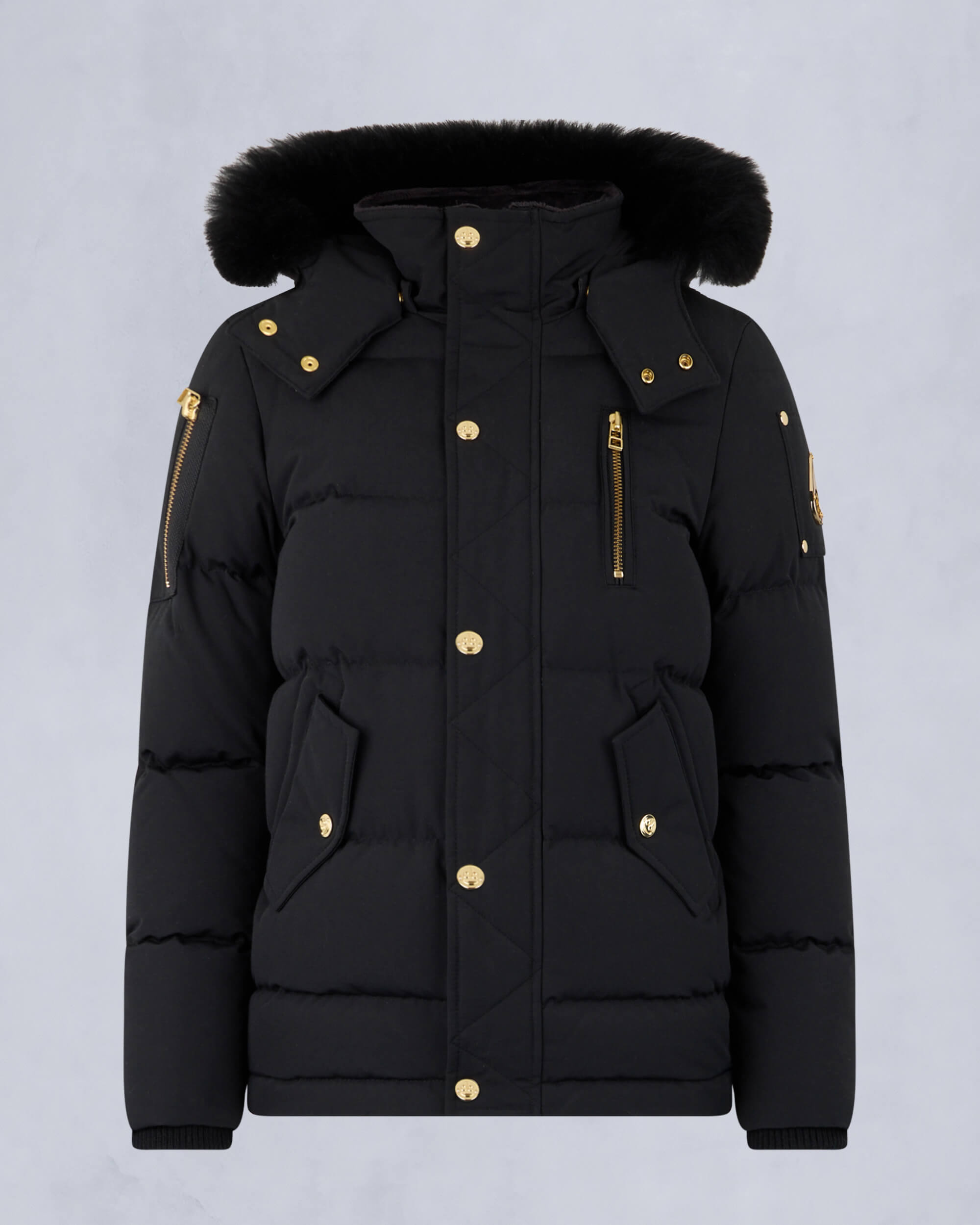 ダウンジャケット・コート MOOSE KNUCKLES FW24 JACKET WITH LOGO (M33LB015S 305) m32mj178s_546_gm_shr3yrpdqehlk