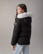 Moose Knuckles - M32UJ193S - Kids Original Down 3Q Jacket - KIDS - Black / Natural Shearling - Detail2