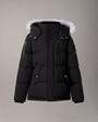 Moose Knuckles - M32UJ193S - Kids Original Down 3Q Jacket - KIDS - Black / Natural Shearling - Detail8