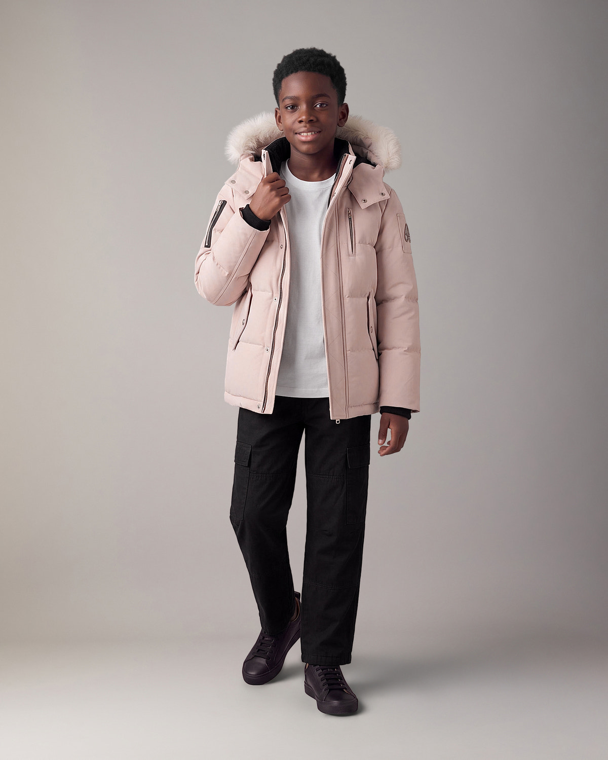 Moose Knuckles - M32UJ193S - Kids Original Down 3Q Jacket - KIDS -  - Front