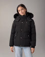 Moose Knuckles - M32UJ193S - Kids Original Down 3Q Jacket - KIDS - Black / Black Shearling - Detail1