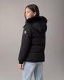 Moose Knuckles - M32UJ193S - Kids Original Down 3Q Jacket - KIDS - Black / Black Shearling - Detail2