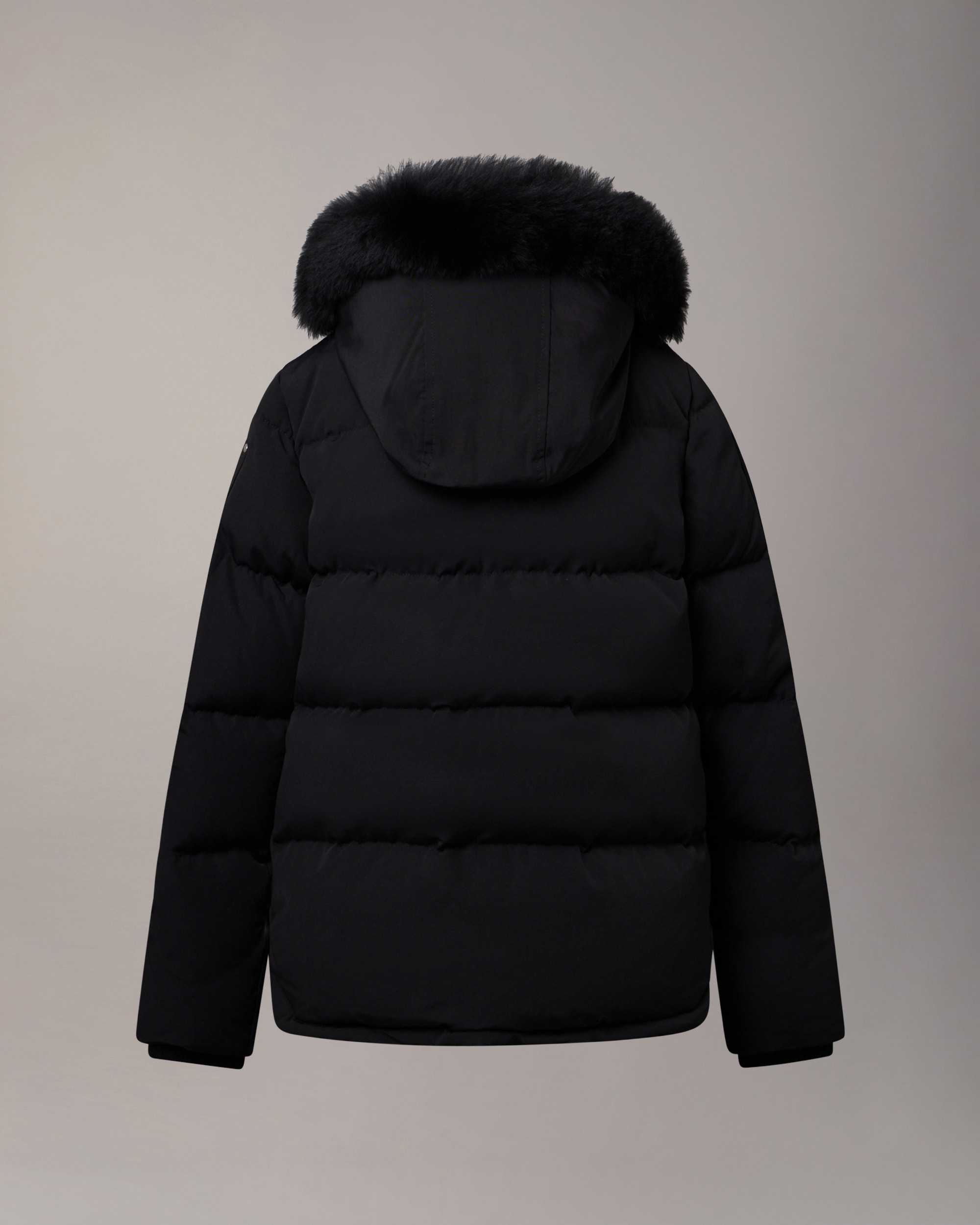 Moose Knuckles - M32UJ193S - Kids Original Down 3Q Jacket - KIDS - Black / Black Shearling - Detail9